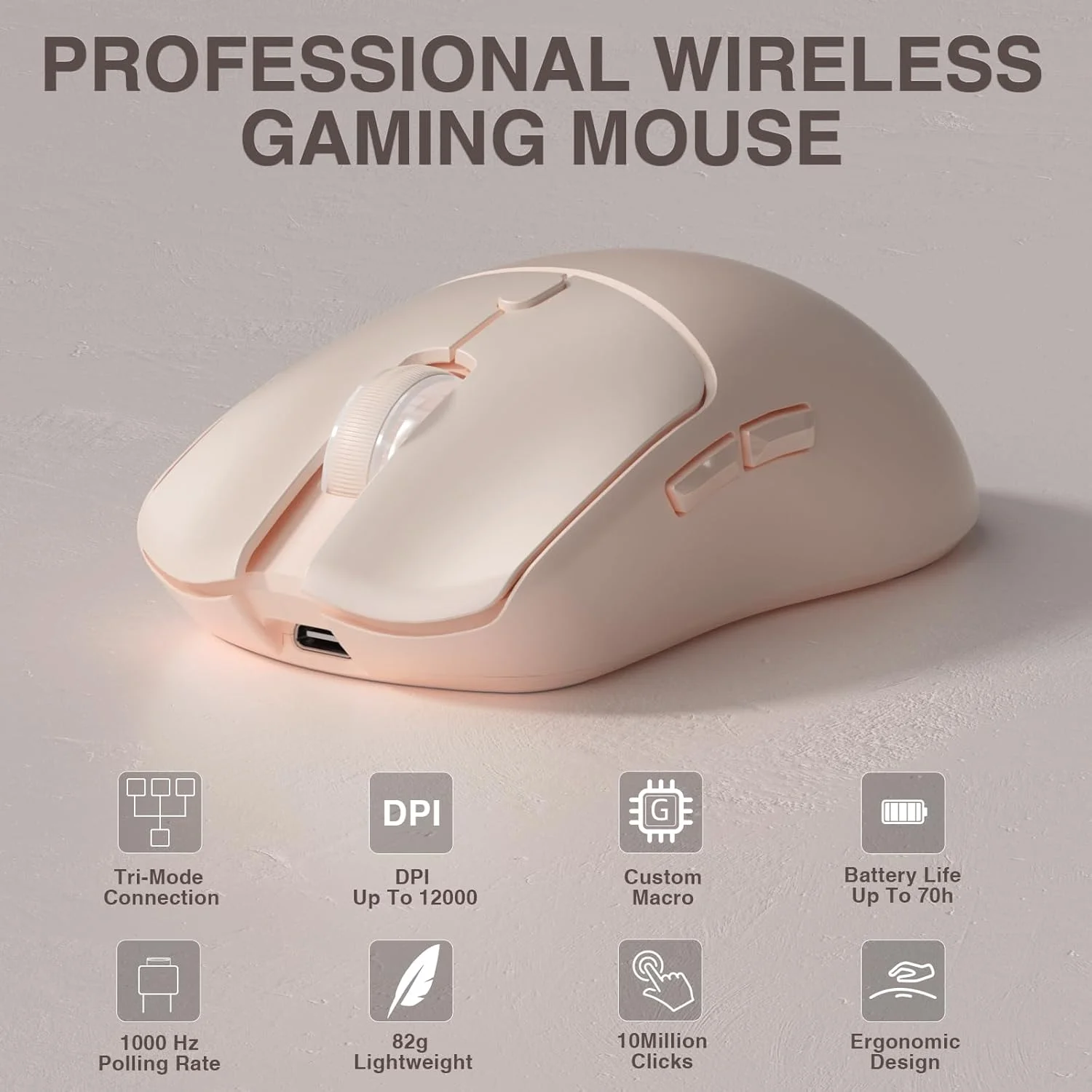 Wireless Gaming Mouse - Ratón Inalámbrico para Juegos AULA SC580X