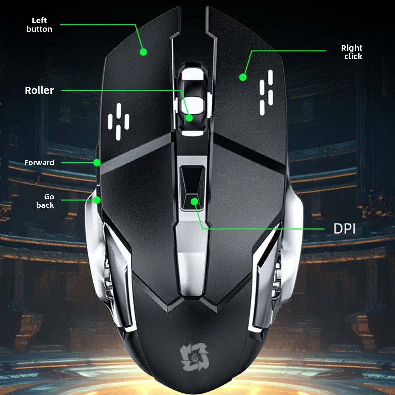 Ratón Inalámbrico Recargable p - Wireless Gaming Mouse reseña y precio
