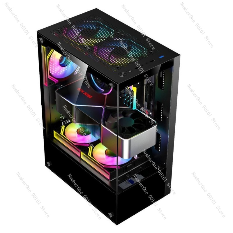 Caja de Ordenador Transparente - Pc Gaming Cafe reseña y precio
